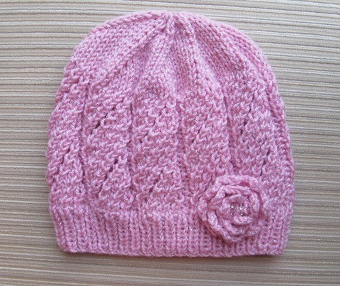 Pink_Hat_in_Eyelet_Panels_and_Knit_Rose_for_a_Lady_2.jpg